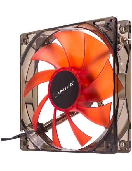 UNYKAch 51792 Ventilador 120mm RGB Gris/Transparente