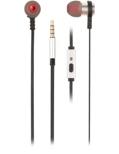 NGS Cross Rally Auriculares con Micrófono Plata