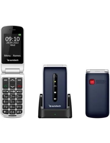 Sunstech CELT18 Teléfono para Mayores Azul
