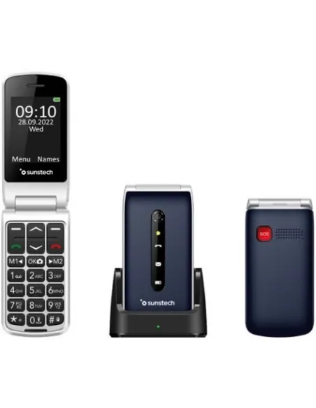 Sunstech CELT18 Teléfono para Mayores Azul