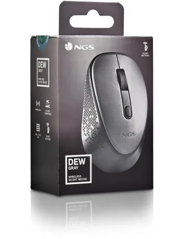 NGS DEWGRAY Ratón Inalámbrico 800/1600DPI Gris