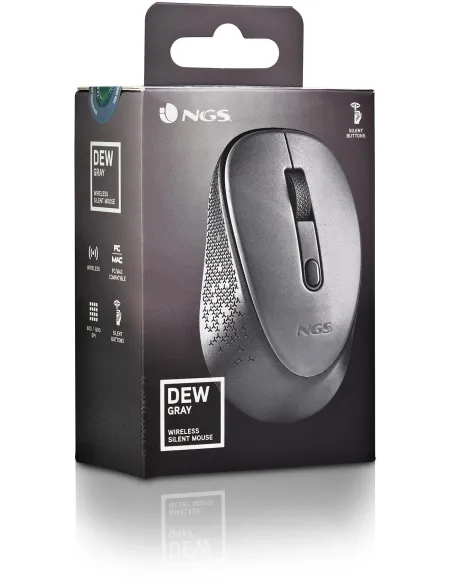 NGS DEWGRAY Ratón Inalámbrico 800/1600DPI Gris
