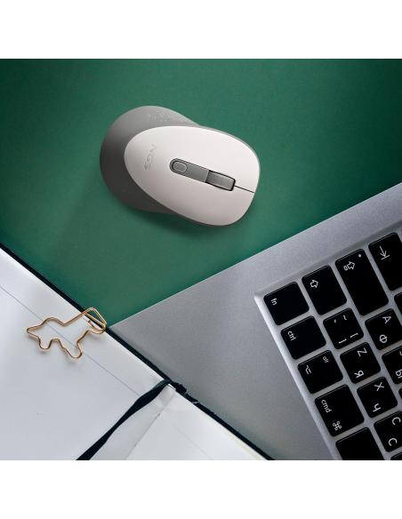 NGS DEWWHITE Ratón Inalámbrico 800/1600DPI Blanco