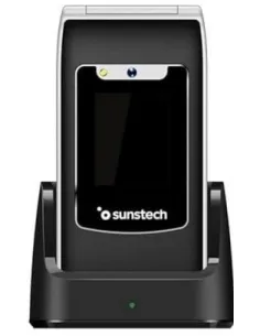 Sunstech CELT23BK Teléfono para Personas Mayores con Botón SOS 2.4" Negro-TELE57556