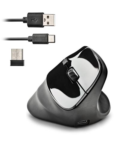 NGS Evo Moksha Ratón Inalámbrico Negro