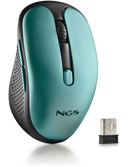 NGS EVORUSTICE Ratón Inalámbrico Recargable Teclas Silenciosas 1600DPI