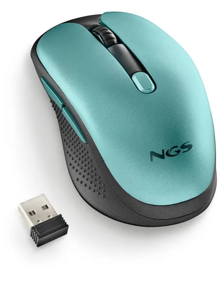 NGS EVORUSTICE Ratón Inalámbrico Recargable Teclas Silenciosas 1600DPI