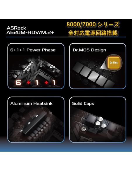 Asrock A620M-HDV/M.2+ DDR5