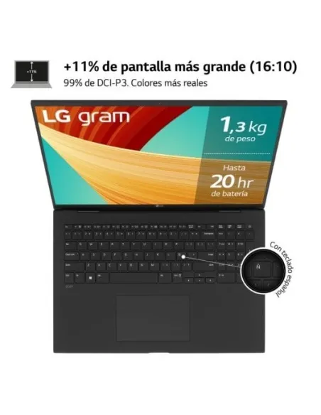 LG Gram 17ZD90R-G.AX75B Intel Evo Core i7-1360P/16GB/512GB SSD/17" FreeDOS