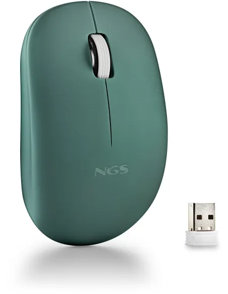 NGS FOG PRO Ratón Inalámbrico Verde