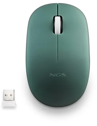 NGS FOG PRO Ratón Inalámbrico Verde