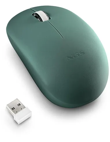 NGS FOG PRO Ratón Inalámbrico Verde