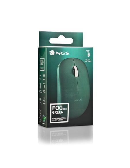 NGS FOG PRO Ratón Inalámbrico Verde