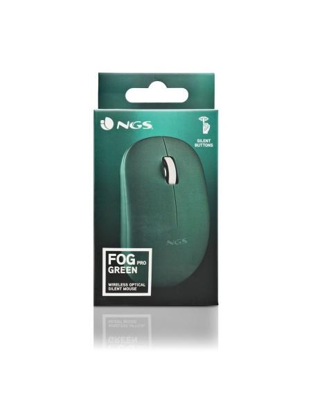 NGS FOG PRO Ratón Inalámbrico Verde
