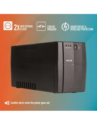 NGS Fortress 1200 V3 SAI Off-Line 800VA 480W
