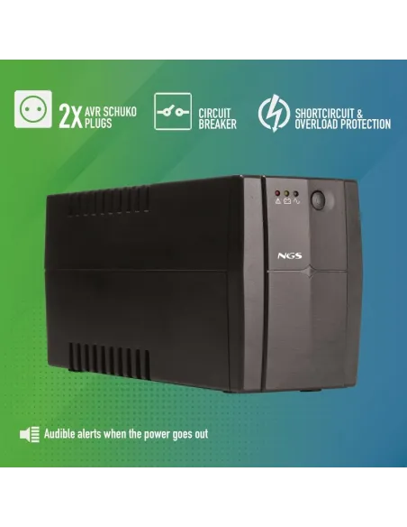 NGS Fortress 900 V3 SAI Off-Line 600VA 360W