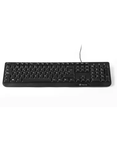 NGS Funky V3 Teclado USB Multimedia Plug & Play 1.4m Qwerty Español Negro