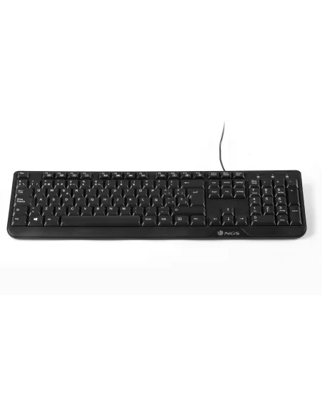 NGS Funky V3 Teclado USB Multimedia Plug & Play 1.4m Qwerty Español Negro