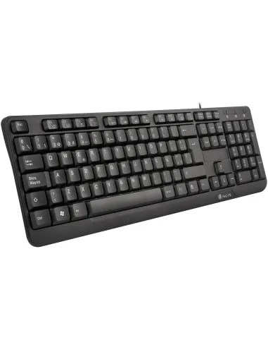 NGS Funky V3 Teclado USB Multimedia Plug & Play 1.4m Qwerty Español Negro