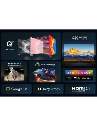 TCL 43C655 43" QLED UltraHD 4K Dolby Vision Google TV