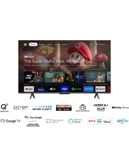 TCL 43C655 43" QLED UltraHD 4K Dolby Vision Google TV