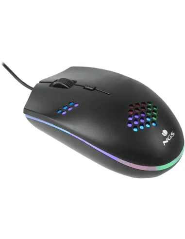 NGS GMX-120 Ratón Gaming 1200DPI Negro