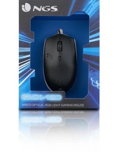 NGS GMX-120 Ratón Gaming 1200DPI Negro