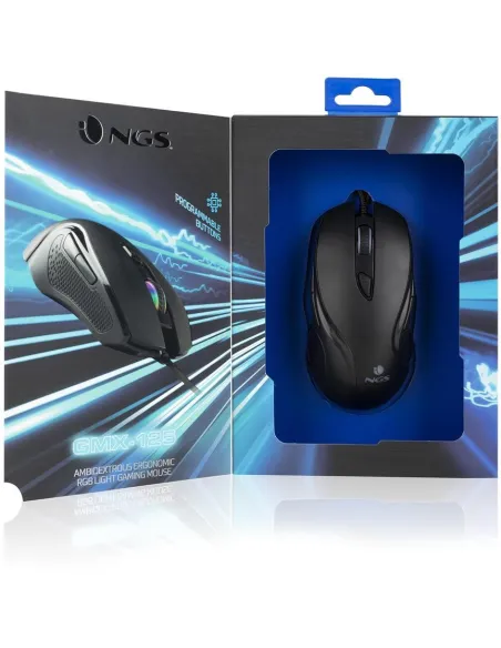 NGS GMX-125 Ratón Gaming RGB 7200DPI