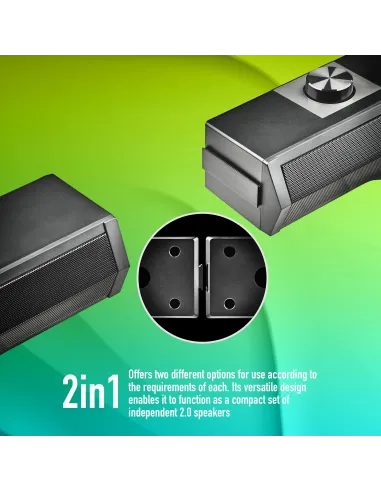 NGS GSX-B1200 Barra de Sonido Gaming RGB 12W