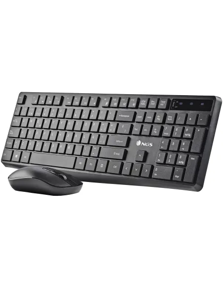 NGS HYPEKIT Teclado + Ratón Inalámbricos Bluetooth Español QWERTY Negro