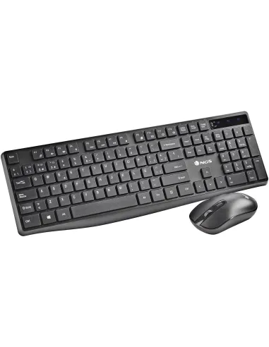 NGS HYPEKIT Teclado + Ratón Inalámbricos Bluetooth Español QWERTY Negro