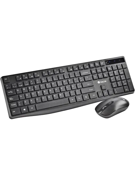 NGS HYPEKIT Teclado + Ratón Inalámbricos Bluetooth Español QWERTY Negro