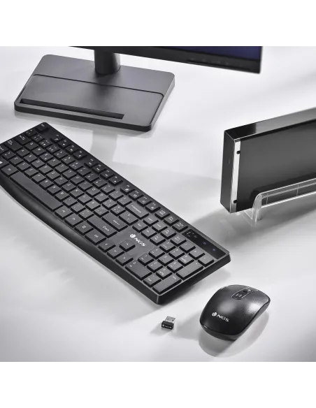 NGS HYPEKIT Teclado + Ratón Inalámbricos Bluetooth Español QWERTY Negro