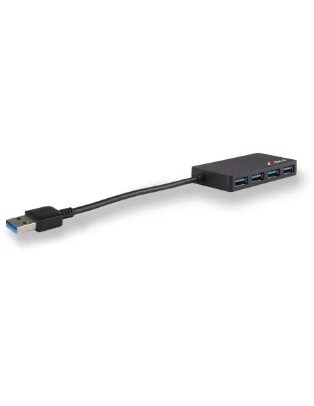 NGS iHUB 3.0 HUB USB-A 3.0 a USB-A 3.0 4 Puertos Negro