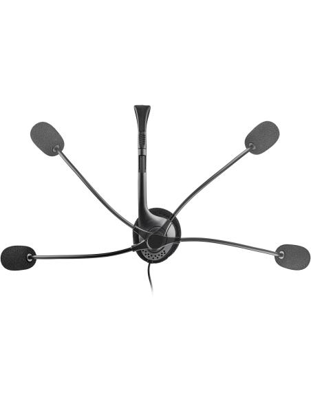 NGS MS103MAX Auriculares con Cable Negro