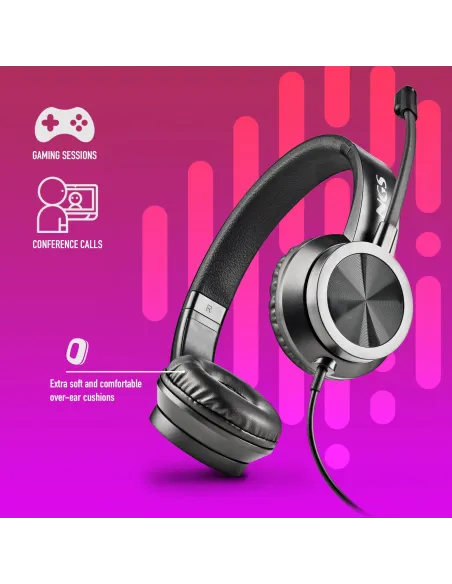 NGS MSX 11 Pro Auriculares con Micrófono Negros
