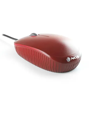 NGS REDFLAME Ratón 1000 DPI Rojo