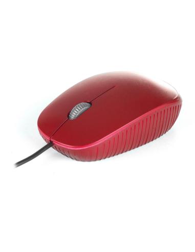 NGS REDFLAME Ratón 1000 DPI Rojo