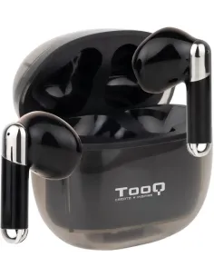 TooQ Onyx TQBWH-0054B Auriculares Inalámbricos Bluetooth con Estuche de Carga Negros-MULT58875