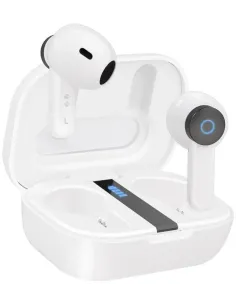 TooQ Bender TQBWH-0031W Auriculares Bluetooth con Estuche de Carga Blancos-MULT58874