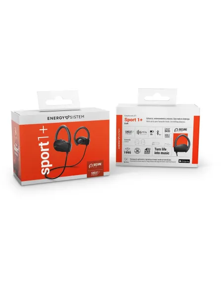 Energy Sistem Earphones 5.1 Bluetooth Sport 1+ Negros