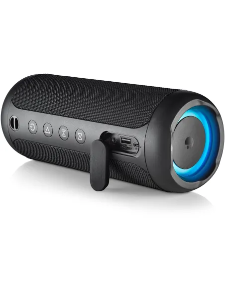 NGS Roller Furia 2 Altavoz Inalámbrico RGB Negro