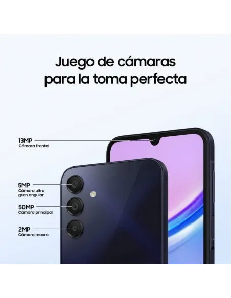 Samsung Galaxy A15 4/128GB Negro EU