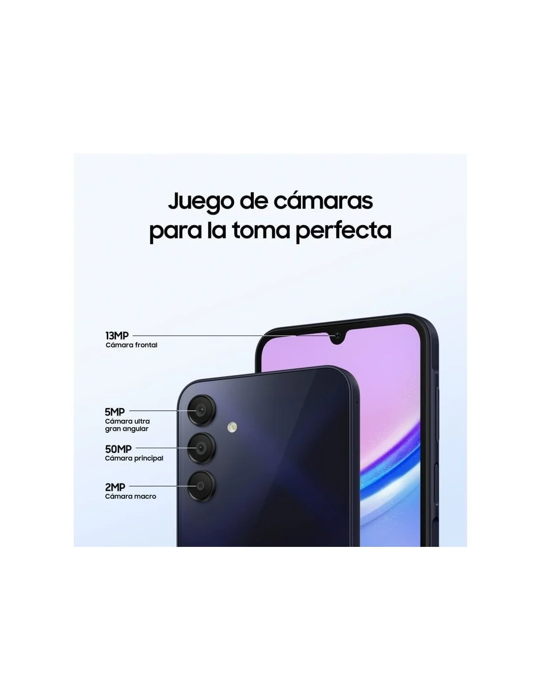 Samsung Galaxy A15 4/128GB Negro EU