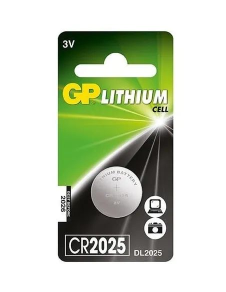 GP CR2025 Pila de Botón de Litio