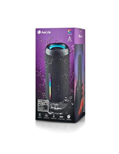 NGS Roller Furia 3 Altavoz Portátil Bluetooth Negro
