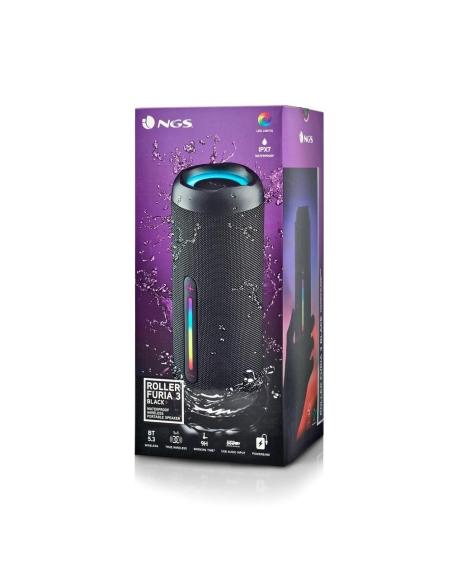 NGS Roller Furia 3 Altavoz Portátil Bluetooth Negro