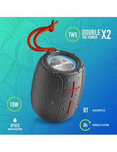 NGS Roller Nitro 1 Altavoz Portátil Bluetooth Negro