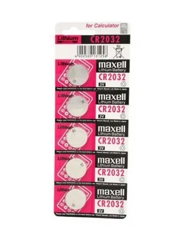 Maxell CR2023/5 Pack de 5 Pilas de Botón de Litio