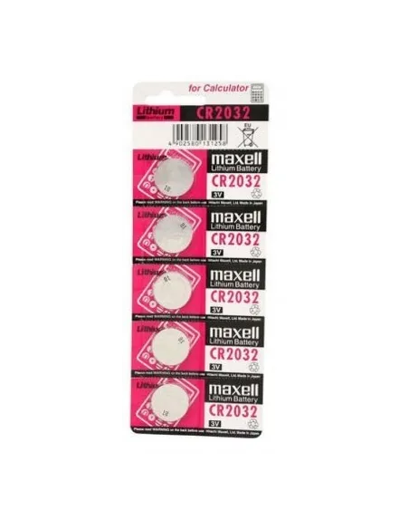 Maxell CR2023/5 Pack de 5 Pilas de Botón de Litio